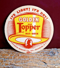 Late 40s Golden Old Topper Beer Coaster #726 picture