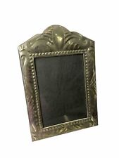 Vintage Picture Frame Silver Plated Ornate 5x7 Wood back Good Quality Not Marked picture