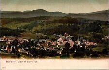 STOWE VT - Stowe Birdseye View Postcard - udb (pre 1908) picture
