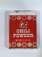 Vintage Red Owl Stores CHILI POWDER spice tin grocery store chain empty 2 1/4 oz picture