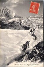 74 CHAMONIX - crossing of the glacier des Bossons picture