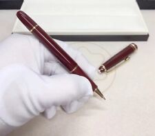 Luxury 163 Resin Series Wine Red Color + Gold Clip 0.7mm nib Rollerball Pen picture