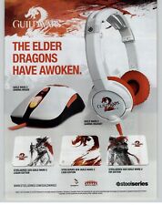 2012 Steelseries Guild Wars 2 Gaming Headset Gaming Mouse Magazine Print Ad  picture