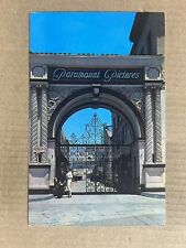 Postcard Hollywood CA California Paramount Studios Movie Film Main Gate Vintage picture