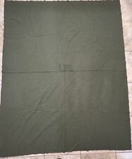 Authentic US Military Wool Blanket, Camping, Survival, Army USMC OD Green VTG picture