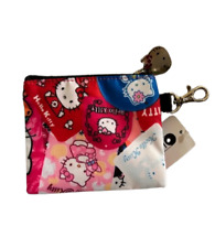 New Hello Kitty Sanrio Lesportsac sm PINK Wallet ID Coin Case Clip Purse Pouch picture