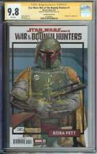 Star Wars War Of The Bounty Hunters #1 SS CGC 9.8 Auto Temuera Morrison picture