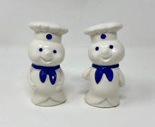 Vintage Pillsbury Doughboys Salt and Pepper Shakers Japan MINOR PAINT LOSS picture
