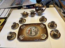 Antique Greco Roman Design German Bavaria Mitterteich Demitasse Coffee Set picture