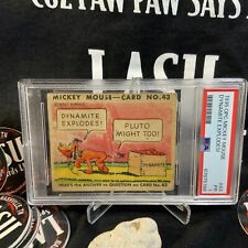 Rare 1935 OPC  MICKEY MOUSE Card #43 Dynamite Explodes PSA 1 picture