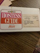 Jell-O Gelatin Hostess Guide Card Complete Set W/ Mailing Package Jello WJ picture