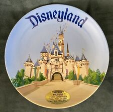 Disneyland CASTLE PLATE Brightly Colored 8