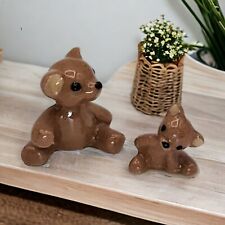 Hagen Renaker Teddy Bears Big And Little Brother Miniature Figurines Vintage picture