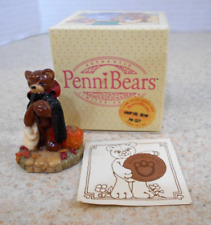 Vintage Penni Bears Vampire Bear  1990 Miniature Figure Halloween picture