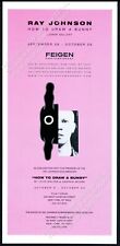 2002 Ray Johnson photo How To Draw A Bunny movie premiere vintage print ad picture