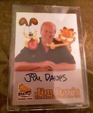 Jim Davis Signed Garfield Card Pacific #21 The Man Behind The Cat picture