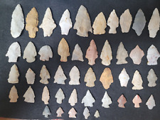 40 AUTHENTIC  ARROWHEADS FROM ILLINOIS AND MISSOURI   PRE 1600 picture