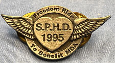1995 SPHD Freedom Ride Harley MDA Motorcycle PIN picture