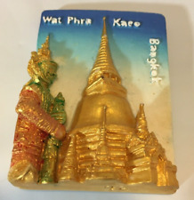 Fridge Magnet 3d Bangkok Tourist Travel Thai Souvenir Wat Phra Kaew 2.5