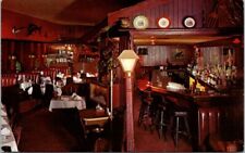 Ventura CA Sportsman Restaurant Cocktail Lounge Interior Bar postcard JP13 picture