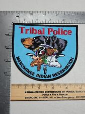 LE9b7 Police patch Tribal Wisconsin Menominee Indian Reservation  picture