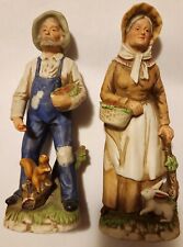 Vintage Homco Old Couple #1409 Farmers 8