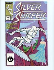 Silver Surfer #2 Comic Book 1987 NM- 2nd Series Marvel Comics Direct picture