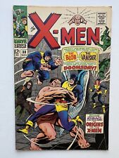 X-Men #38 FN- 5.5 Blob The Vanisher Origins of the X-Men Begins Marvel 1967 picture