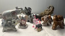Vintage Elephant Collection Antiques Lot of 13 picture