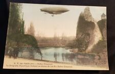 1911 CPA 75 Airlineable Aviation Republic Buttes Chaumont Colorized picture