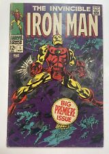 The invincible iron man 1 1968. Key Issue. Grail Comic In VG/G Condition picture