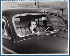vintage photo Foto early car phone telefono coche Malecon Habana Cuba ca 1950 picture