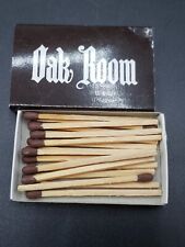 Oak Room Bar The Plaza Hotel Matchbox With Matches Vintage New York picture