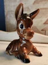 Vintage Long eared Mule/Donkey Porcelain Figurine Big Eyes 29 Stamp Japan picture