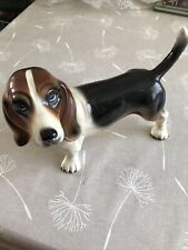 Beautiful Vintage Ceramic Bassett Hound Dog Good Condition (maybe Coopercraft) picture