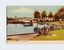 Postcard Public Park And Pond Strathaven Scotland picture