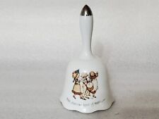 Holly Hobby Porcelain Bell, Vintage 1974, Japan 6.5 in. picture
