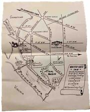 Water Gate Inn Washington DC Area Drawn Pictorial Map Henry Botkin 1950s Wash DC picture