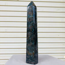 5.7lb Natural Fireworks Stone Obelisk Quartz Tower Crystal Wand Point Healing picture