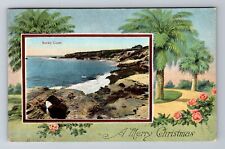 CA-California, Rocky Coast, Antique, Vintage Souvenir Postcard picture