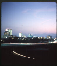 pc01 3D 1960s Stereo Slide  Los Angeles Night View Skyline 879a picture