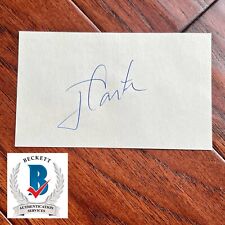 JIMMY CARTER * Beckett Signature Review * Autograph Signed 3x5 Cut Index BAS picture