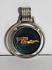 Vintage 70’s Ford Pinto Key Chain Ring Blue Gold & Red picture