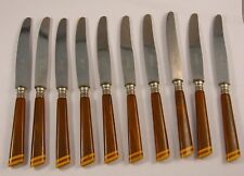 Vintage Rostfei Solingen Knives Bakelite Handles / Lot of 10 picture