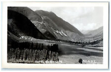 c1930's Mountain Scene Hotel Guadalupe Mexico Vintage RPPC Photo Postcard picture