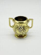 Vintage 1988 Marchon Inc Grand Champion Gold Trophy Cup Equestrian Horse 1” picture
