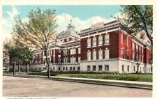 Vtg Postcard High School Building Sacramento, CA Unposted WB picture