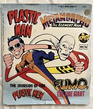 PLASTIC MAN & METAMORPHO 1975 Power Records 7” 33 1/3 RPM Little LP picture