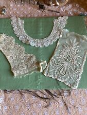 Three Pieces of Antique Lace/One Collar picture