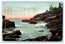 1909 Mt. Desert Island Maine ME, Shore Scene Posted Antique Postcard picture
